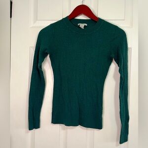 H&M teal sweater